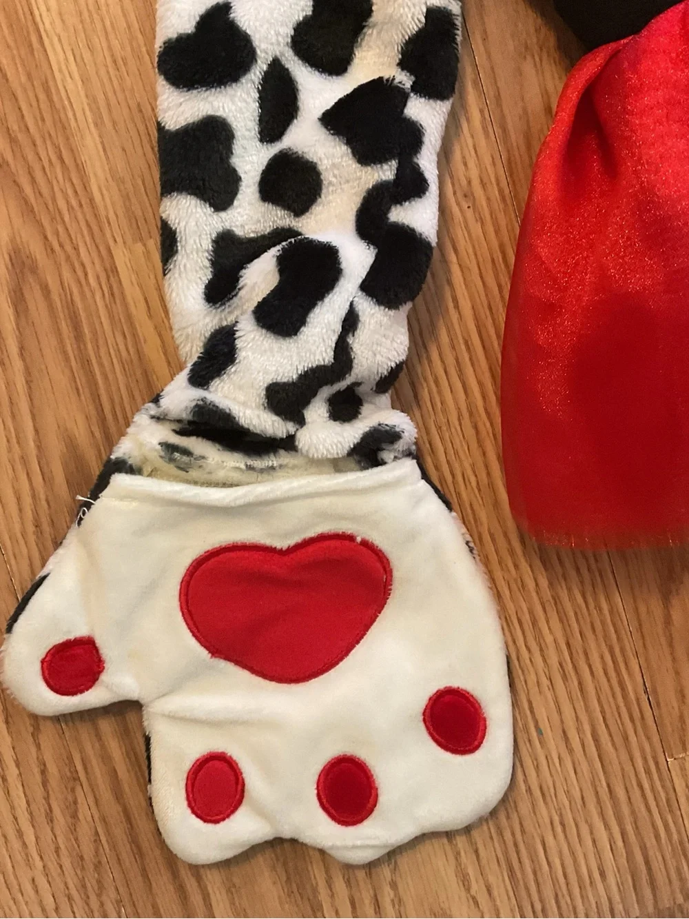 CHILDS 2T Dalmatian Pup Costume with Red Tutu Girls